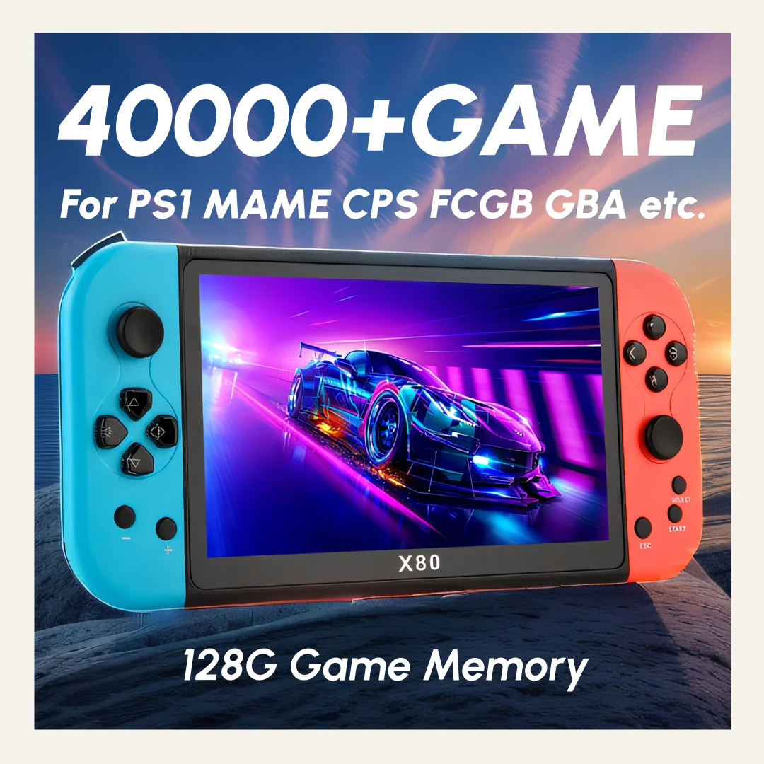 Gaming Console X80 - Deneyim Retro Oyun X80 El Konsolu