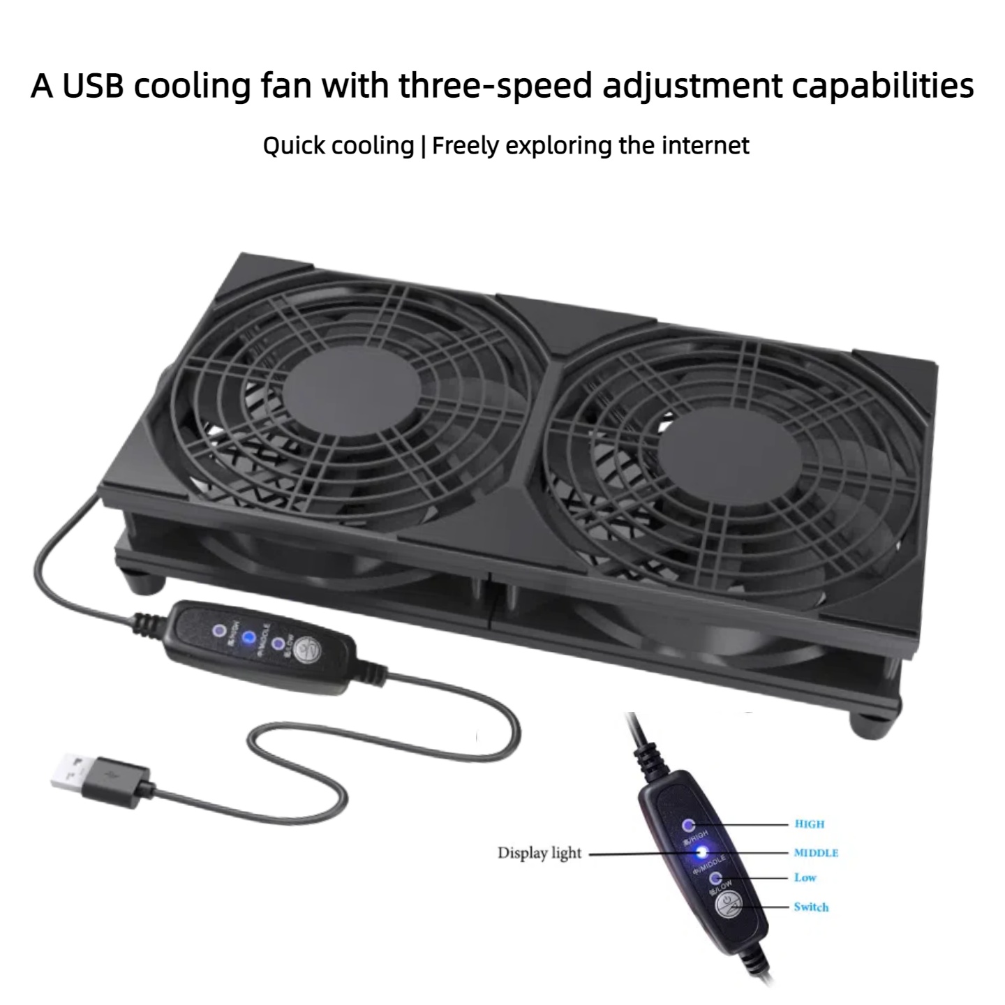 3 Hız Kontrollü Çift USB Soğut - Gaming Console Usb incelemesi ve fiyatı