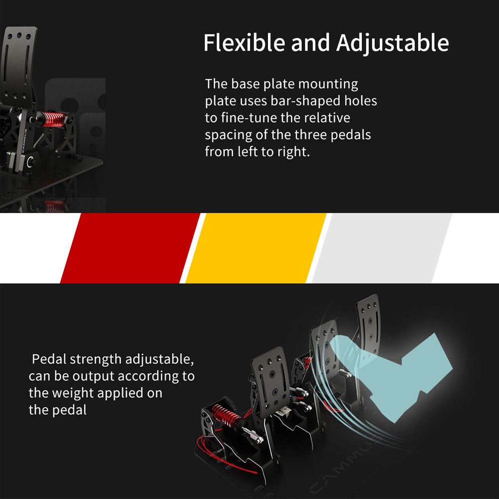CAMMUS LC100 Yük Hücresi Pedal - Racing Pedal Set incelemesi ve fiyatı