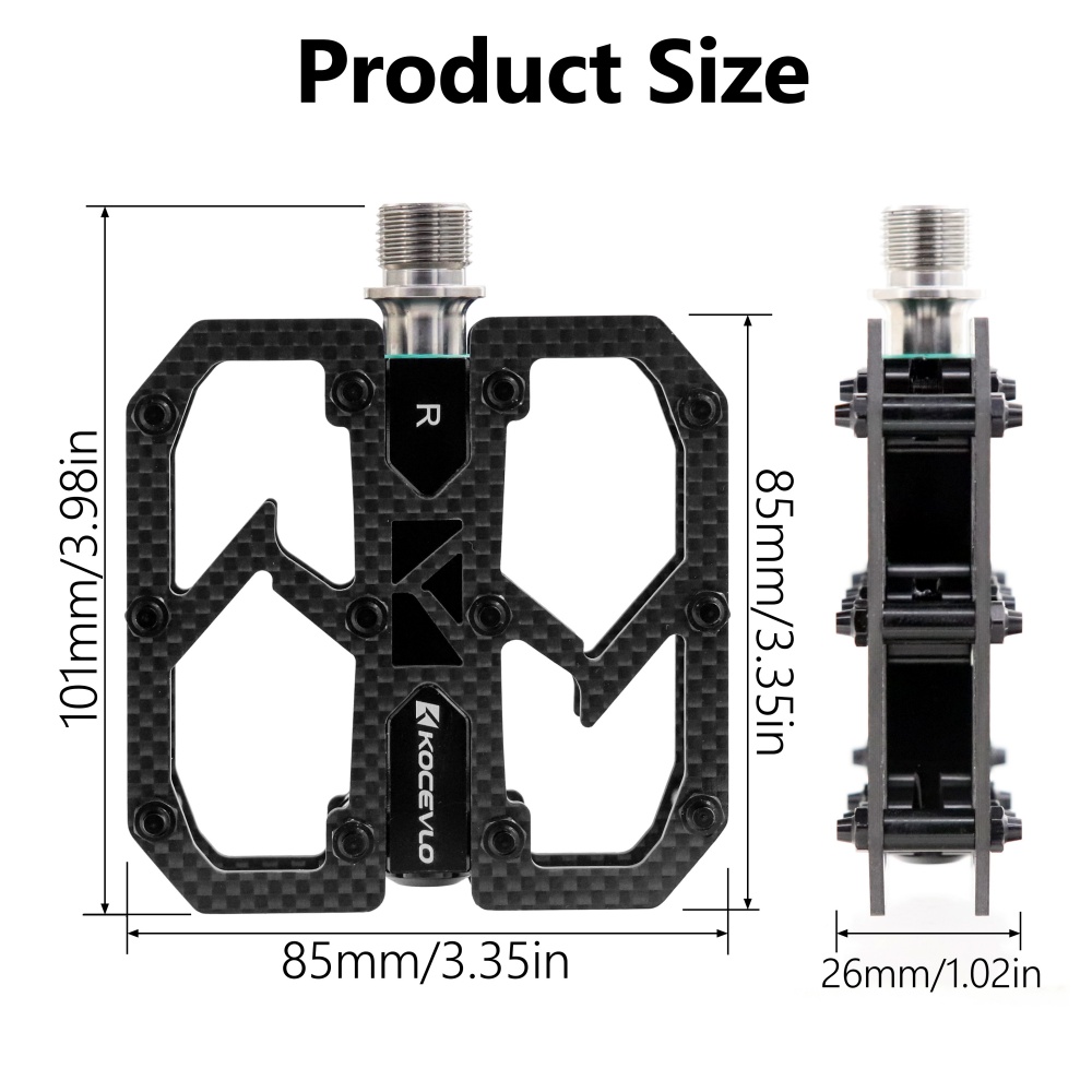 KOCEVLO Karbon Fiber Pedalı Ul - Racing Pedal Set incelemesi ve fiyatı