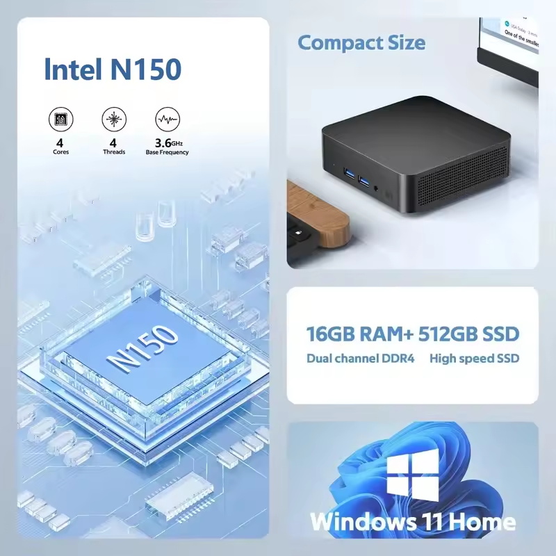 2026 Intel N150 Mini Bilgisaya - Gaming Console Mini incelemesi ve fiyatı